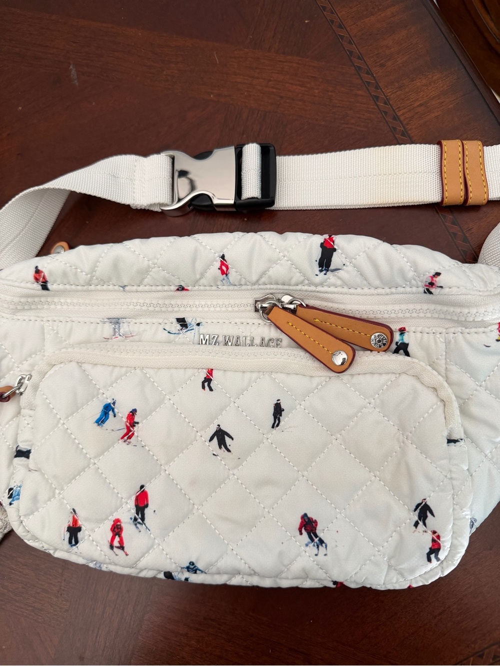 MZ Wallace Dede Ski Print Small Metro Sling in VGUC